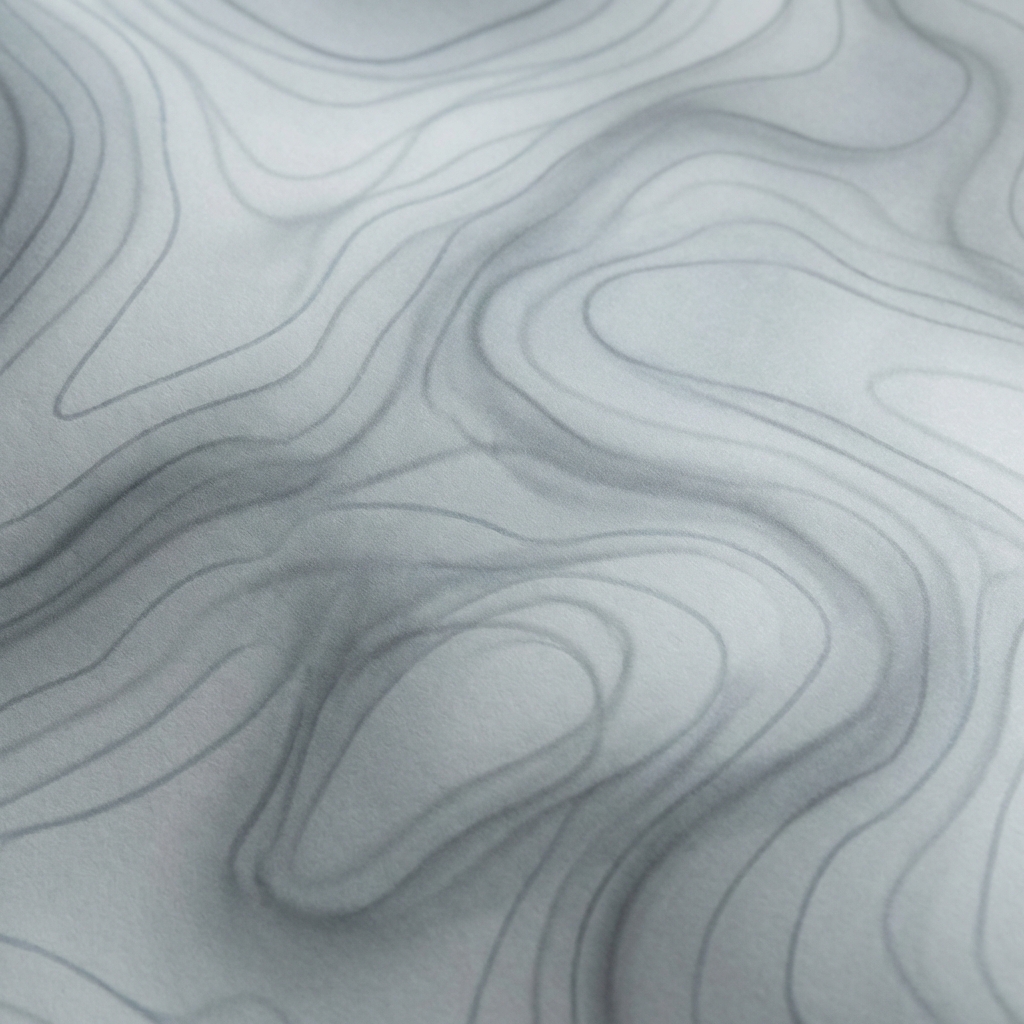 Contour map illustration representing system shifts.